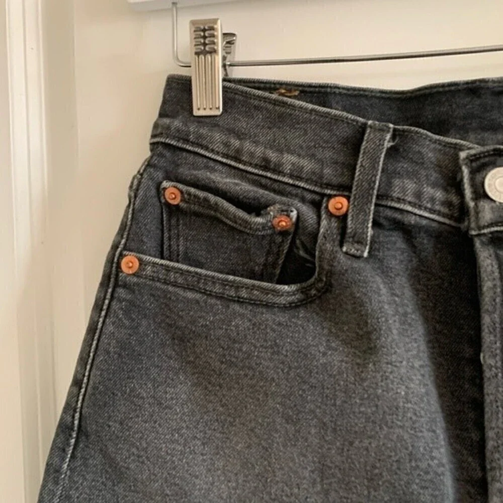 Levi's 501 Women's Demin Shorts Black Sz 28